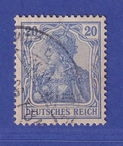 Deutsches Reich Germania 20 Pf  Mi.-Nr. 72 b  gestempelt gepr. JÄSCHKE BPP