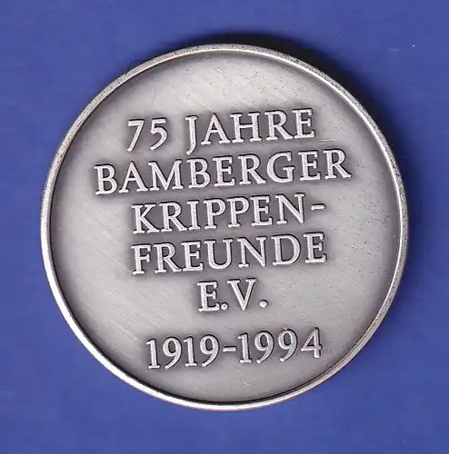 Silber-Medaille 75 Jahre Bamberger Krippenfreunde e.V. 1994