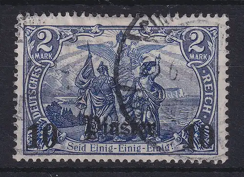 DAP Türkei 10 Piaster Mi.-Nr. 45 gestempelt gepr. PFENNINGER