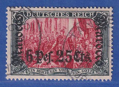 DAP Marokko 1906 Höchstwert Mi.-Nr. 45 gest. TANGER gepr. BOTHE BPP