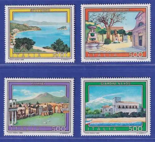 Italien 1989 Tourismus Mi-Nr 2084-87 **