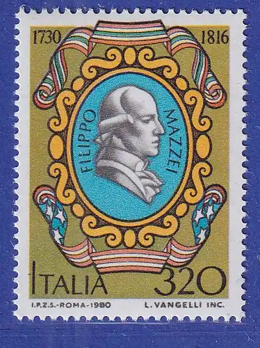 Italien 1980 Filippo Mazzei Chirurg und Diplomat Mi-Nr.1732 **