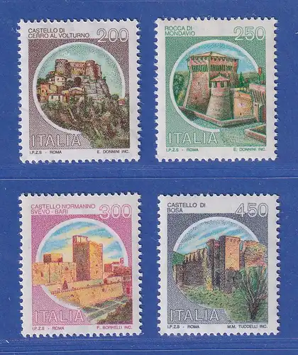 Italien 1980 Freimarken Burgen und Schlösser RaTdr. Mi-Nr.1713-15,1718 I **