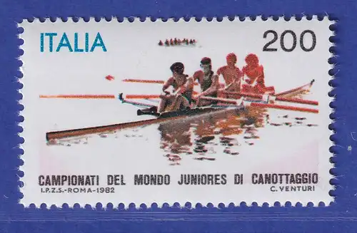 Italien 1982 Ruder-WM der Junioren Vierer ohne Steuermann Mi.-Nr.1808 **