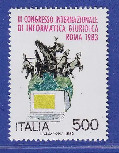 Italien 1983 Internationaler Kongress für juristische Informatik Mi.-Nr.1845 **