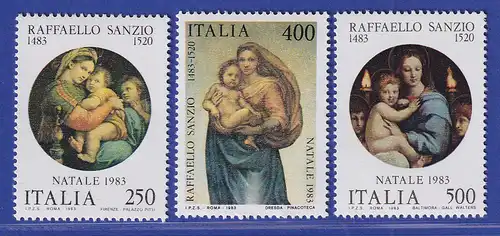 Italien 1983 Raffael Gemälde Mi.-Nr.1861-63 **
