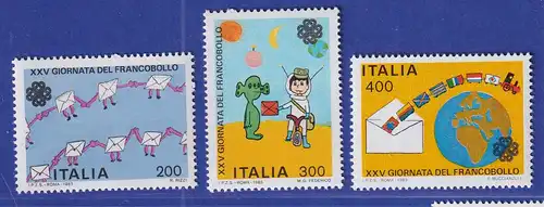 Italien 1983 Tag der Briefmarke Kinderzeichnungen Mi.-Nr.1864-66 **