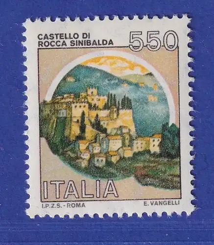 Italien 1984 Freimarke Burgen und Schlösser 550 L. Mi.-Nr.1871 A **