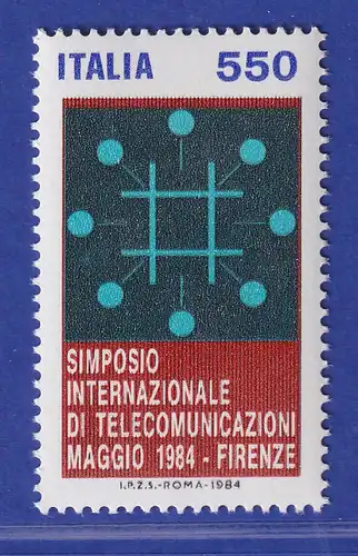 Italien 1984 Fernmeldesymposium Florenz  Mi.-Nr.1888 **