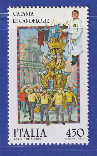 Italien 1986 Freimarke Folklore  Mi-Nr.1960 **