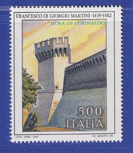 Italien 1989 Stadtmauer von Corinaldo  Mi-Nr 2093 **