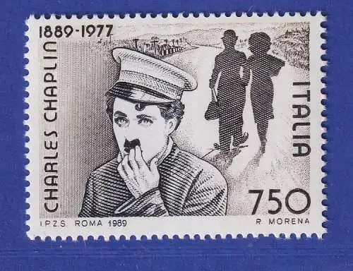 Italien 1989 Charles Chaplin englischer Filmschauspieler  Mi-Nr 2094 **