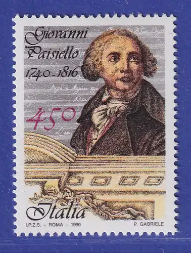 Italien 1990 Giovanni Paisiello Komponist  Mi-Nr 2152 **