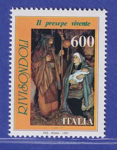 Italien 1991 Grippenspiel von Rivisondoli Die Heilige Familie  Mi-Nr. 2166 **