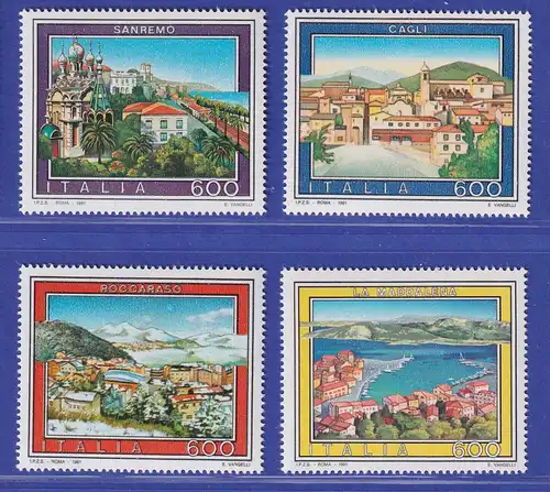 Italien 1991 Tourismus  Mi-Nr. 2171-74 **