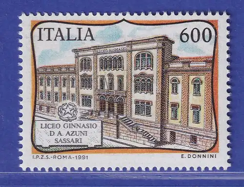 Italien 1991 Gymnasium D.-A. Azuni, Sassari  Mi-Nr. 2183 **