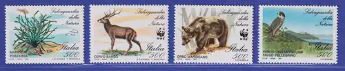 Italien 1991 Naturschutz weltweit Mi-Nr. 2193-96 **