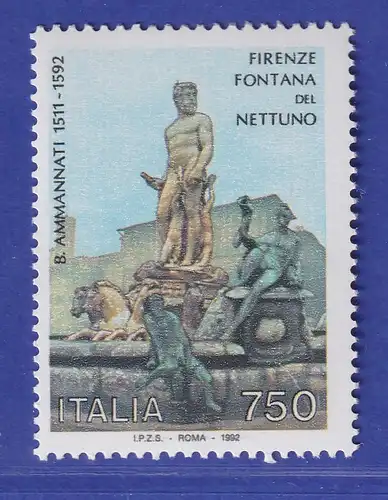 Italien 1992 Neptunbrunnen, Florenz  Mi-Nr. 2201 **