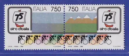 Italien 1992 Radrennen Giro d`Italia Mi-Nr. 2231-32 **