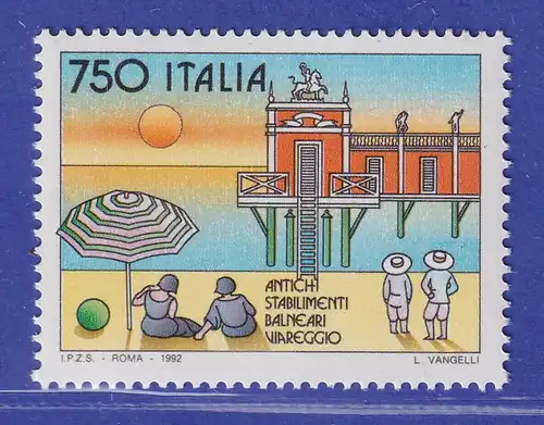 Italien 1992 Historische Badestege,Viareggio Mi-Nr. 2234 **