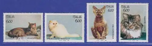 Italien 1993 Katzen  Mi-Nr. 2271-74 **