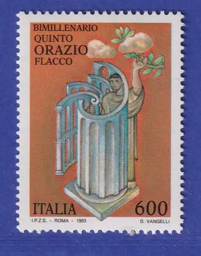 Italien 1993 Horaz, Quintus Horatius Flaccus Dichter, Säule Mi-Nr. 2277 **