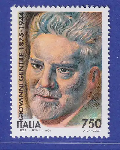Italien 1994 Giovanni Gentile Philosoph und Politiker  Mi-Nr. 2356 **