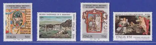 Italien 1995 Kunstschätze aus Museen und staatlichen Archiven Mi-Nr. 2377-80 **