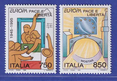 Italien 1995 Frieden und Freiheit Mi-Nr. 2383-84 **