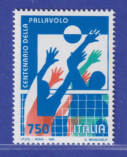 Italien 1995 Volleyball, Spielszene Mi-Nr. 2385 **