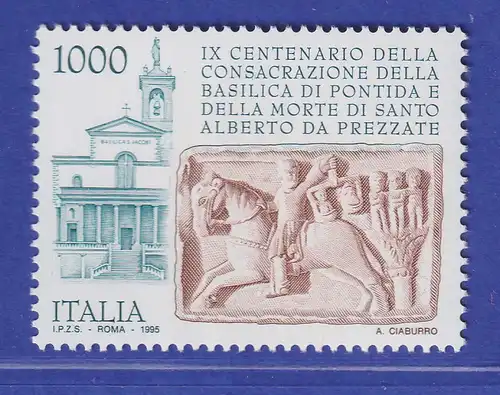 Italien 1995 Basilika von Pontida, Bergamo Mi-Nr. 2408 **