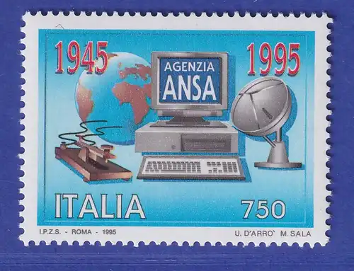 Italien 1995 Nachrichtenagentur ANSA  Mi-Nr. 2410 **