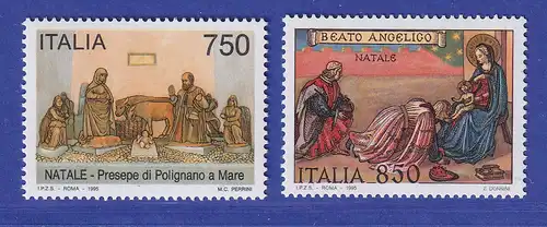 Italien 1995 Weihnachten  Mi-Nr. 2411-12 **