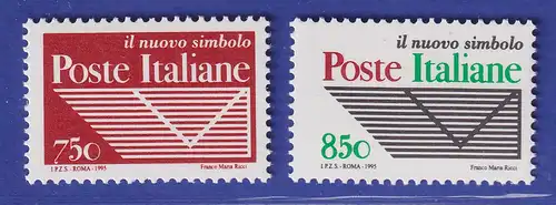 Italien 1995 Einführung des neuen Emblems der Post  Mi-Nr. 2413-14 A **