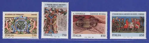 Italien 1996 Wappen der Accademia dei Georgofili, Florenz  Mi-Nr. 2417-20 **
