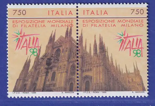 Italien 1996 Mailänder Dom, Ausstellungsembleme Mi-Nr. 2425-26 **