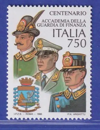 Italien 1996 Finanzakademie, Mitglieder der Finanzpolizei Mi-Nr. 2429 **