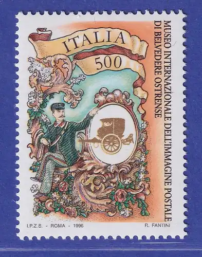 Italien 1996 Internationales Museum für Bilder des Postwesens  Mi-Nr. 2431 **