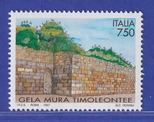 Italien 1997 Stadtmauer von Gela Mi-Nr. 2493 **