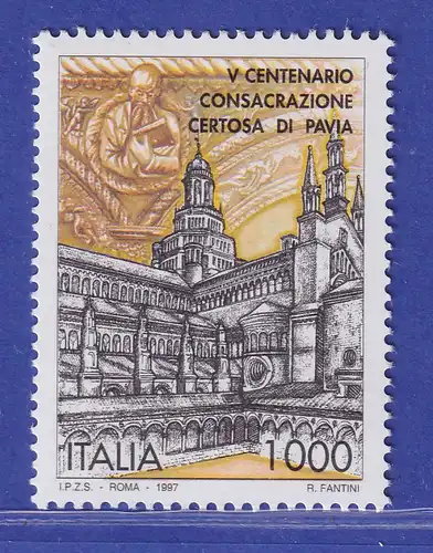Italien 1997 Klosterkirche von Pavia  Mi-Nr. 2495 **