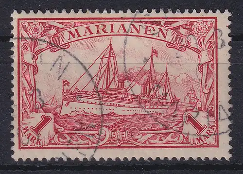 Marianen 1 Mark Mi.-Nr. 16 gestempelt 