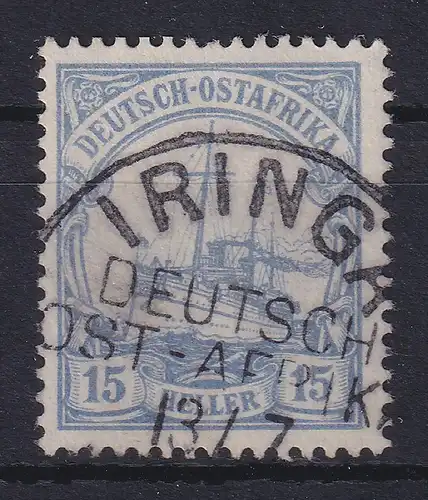 Deutsch Ostafrika 15 Heller Mi.-Nr. 25 b gestempelt IRINGA