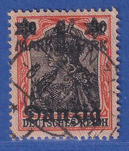 Danzig Germania mit Aufdruck 1 Mark Mi.-Nr. 41 I  O  gepr. KNIEP BPP