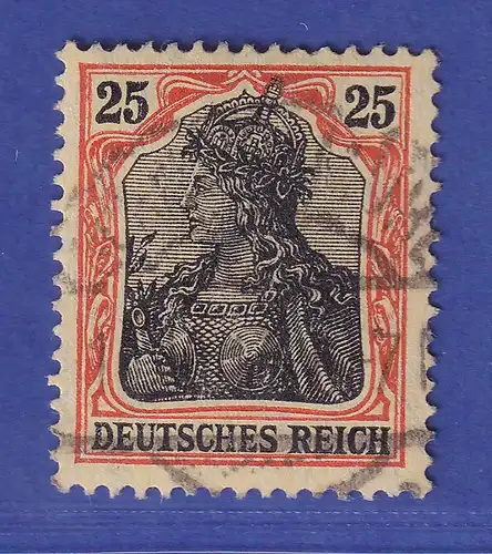 Dt. Reich Germania Kriegsdruck 25 Pf Mi.-Nr. 88 II a  gestempelt gepr. Zenker