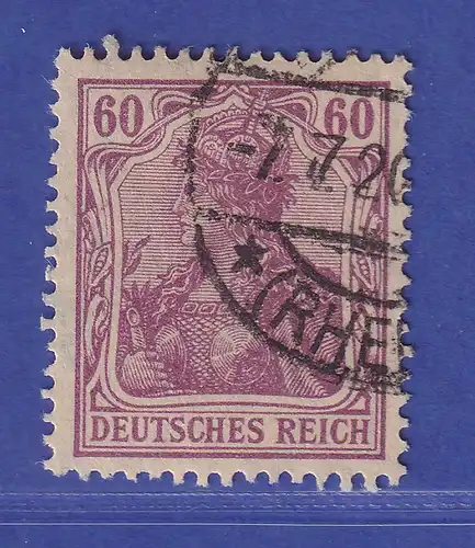 Dt. Reich Germania Kriegsdruck 60 Pf Mi.-Nr. 92 II c  gestempelt gpr. Zenker BPP