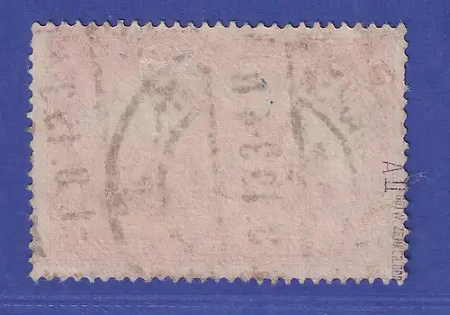 Dt. Reich 1 Mark Kriegsdruck Mi.-Nr. 94 A II  gestempelt gepr. ZENKER BPP
