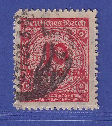 Deutsches Reich 1923 Korbdeckelmuster 10 Mio. Mark  Mi.-Nr. 318 B  O gepr. INFLA