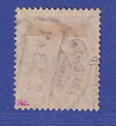 Dt. Reich 1921 Germania mit Aufdruck 1,60 M  Mi.-Nr. 154 I b  O gepr. INFLA
