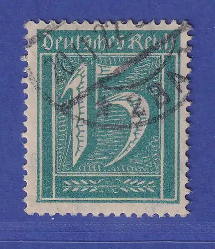 Deutsches Reich 1922 Ziffer 15 Pf  Mi.-Nr. 179  gestempelt geprüft INFLA
