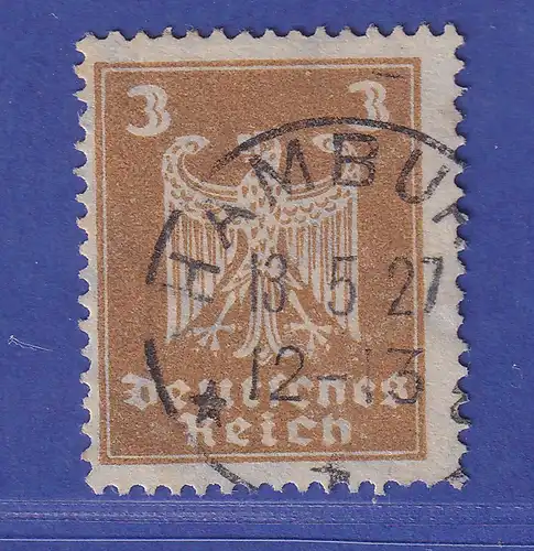 Deutsches Reich 1924 Neuer Reichsadler 3 Pf  Mi.-Nr. 355 Ya   O gepr. INFLA